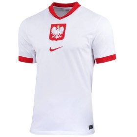 Camisolas Polônia Euro 2024 1º Equipamento Principal Manga Curta